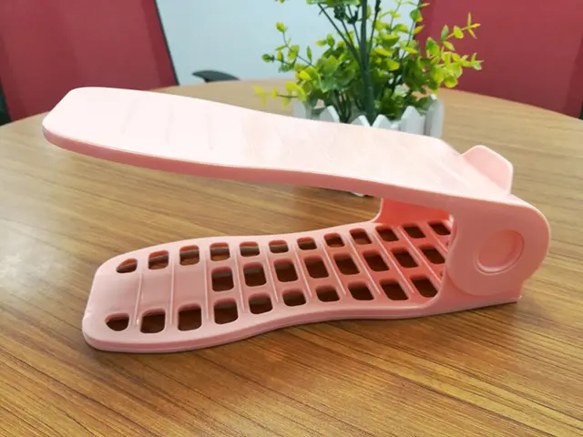 Adjustable Shoes Organizer Pink - Shop at LoveMi