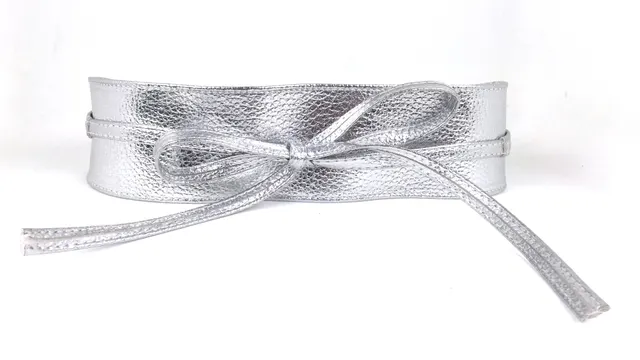 Women's dress belt Silver - Shop at LoveMi