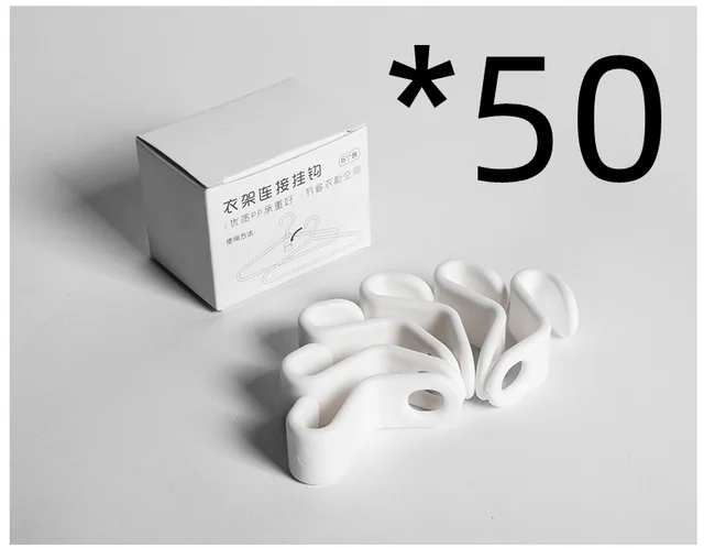 Student dormitory clothes hook White50Pcs - Shop at LoveMi