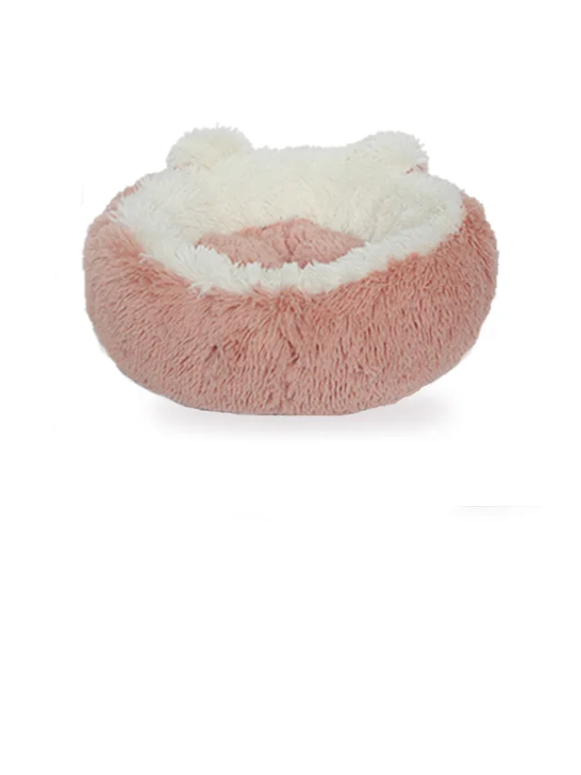 Winter warm pet nest Bear Pink - Shop at LoveMi