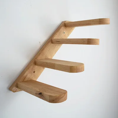 Cats Climbing Ladders On Solid Wood Walls, Rubber Wood Springboards And Stair Toys Right Left - Shop at LoveMi