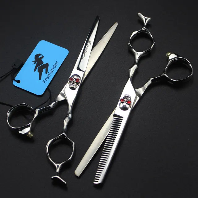 Silver skull Beauty Salon Cutting Tools Set - Shop at LoveMi