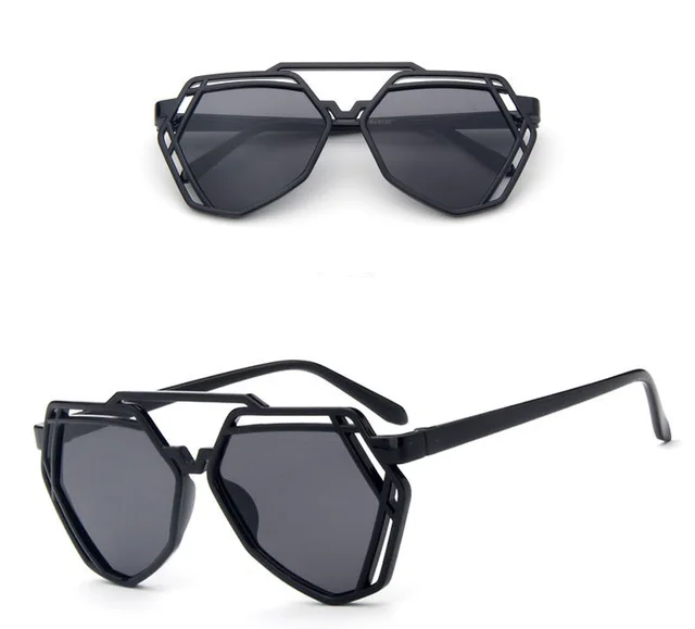 new sunglasses trend sunglasses left bank the same paragraph cut fashion men and women sunglasses Black Gray - Shop at LoveMi
