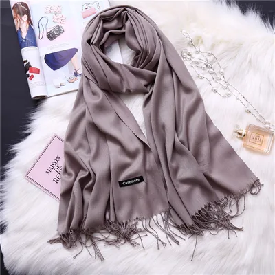 New Designer Brand Women Scarf Shawls Lady Wraps Foulard Neck Scarves Camel - Shop at LoveMi