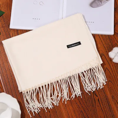 New Designer Brand Women Scarf Shawls Lady Wraps Foulard Neck Scarves Milky - Shop at LoveMi