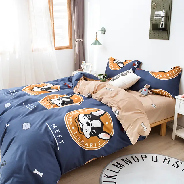 Four piece bed Khaki Fight - Shop at LoveMi
