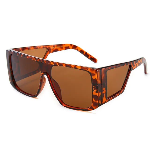 Large square leg Sunglasses Leopard Tea - Shop at LoveMi