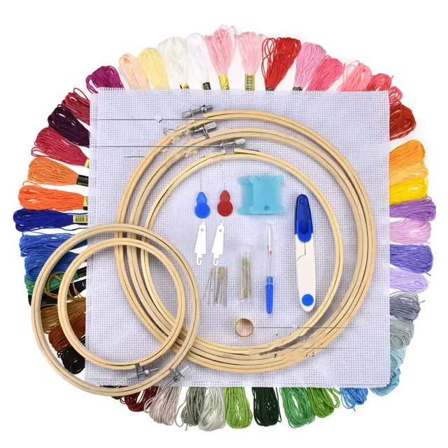 Cross stitch thread set 5Bamboo 100Lines - Shop at LoveMi
