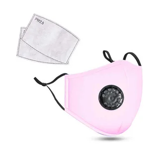 Breathing valve PM2.5 mask - Pink