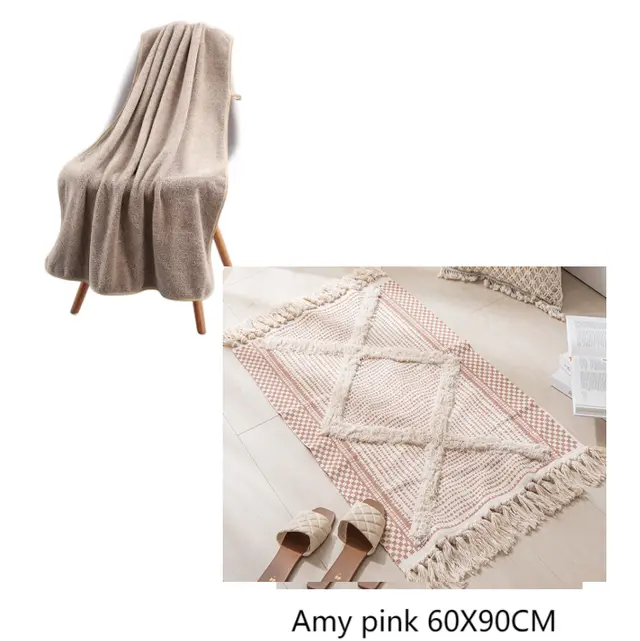 Bamboo charcoal solid color household bath towel for adults Beige And Carpet - Shop at LoveMi