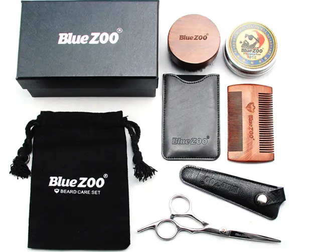 Sandalwood double sided beard comb Black Set - Shop at LoveMi