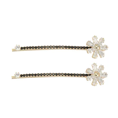 Hairpin side clip short headdress Silver - Shop at LoveMi