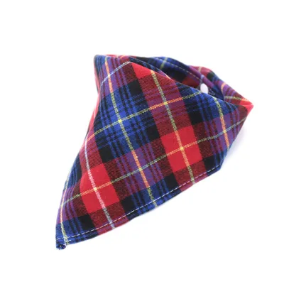 Scottish triangle scarf Blue - Shop at LoveMi