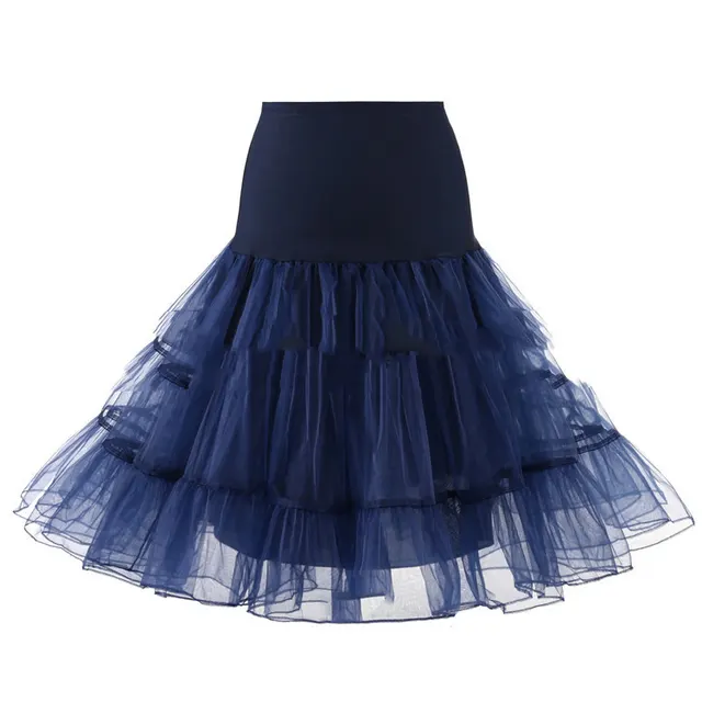 Retro long sleeve new round neck sexy print dress Navy Blue - Shop at LoveMi