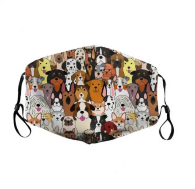 Floral Clear Mouth Face Mask Puppy - Shop at LoveMi
