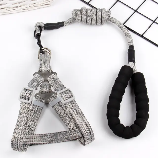 Pet Chest Strap Lead Rope Grey - Shop at LoveMi