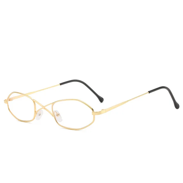 Personalized double beam glasses Gold Flat Mirror - Shop at LoveMi
