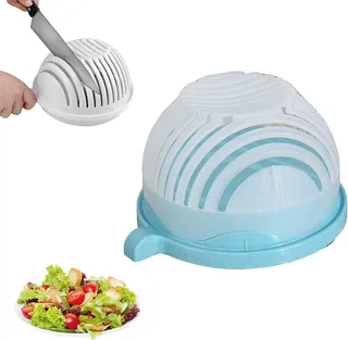 Creative Salad Cutter Fruit and Vegetable Cutter - Blue 2