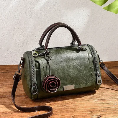 Simple fashion handbag Green - Shop at LoveMi