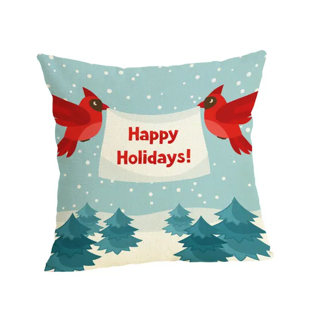 Christmas pillowcase linen 2Color - Shop at LoveMi