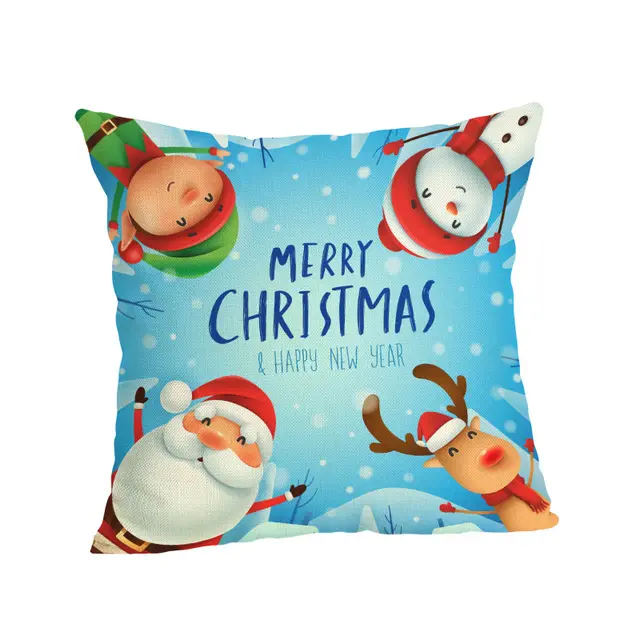 Christmas pillowcase linen 37Color - Shop at LoveMi