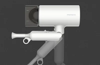 Mini Hair Dryer Professional Salon Travel Hair Dryer Portable Ionic Ion Hair Dryer With Diffuser 110v US AU Plug White - Shop at LoveMi