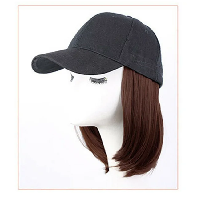 Hats and wigs in one piece Dark Brown - Shop at LoveMi