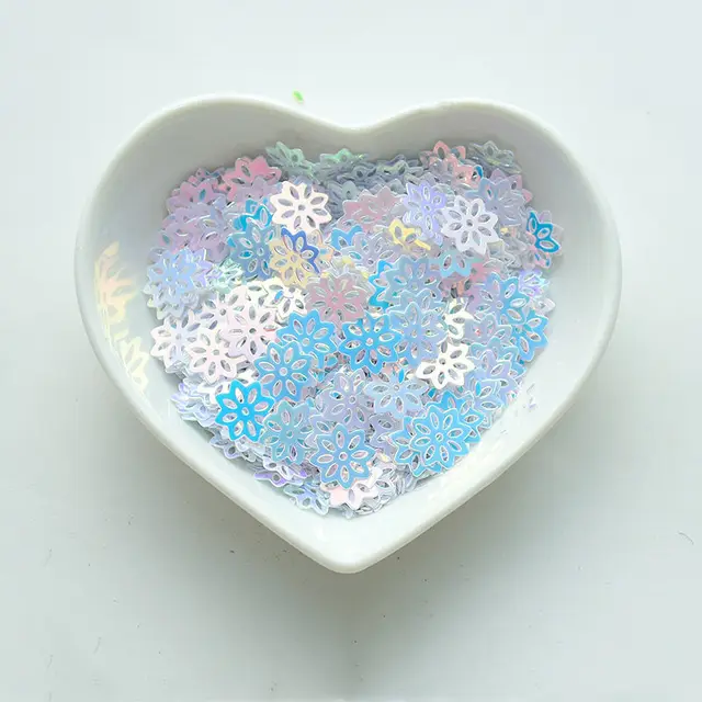Cherry blossom sequin handmade Aurora White - Shop at LoveMi