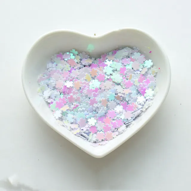Cherry blossom sequin handmade Transparent White - Shop at LoveMi