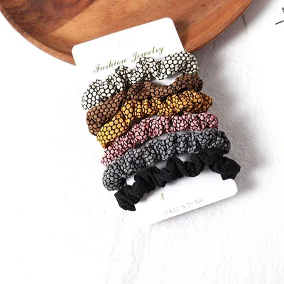 Simple fabric hair rings Style2 - Shop at LoveMi