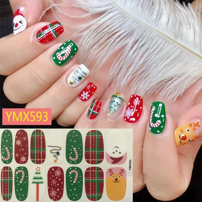 Christmas nail stickers 593Style - Shop at LoveMi