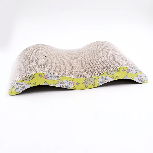 Pet Cat Kitten Scratch Scratcher Pad Seize Catch Board Mat Catnip Bed S shape M Shape - Shop at LoveMi