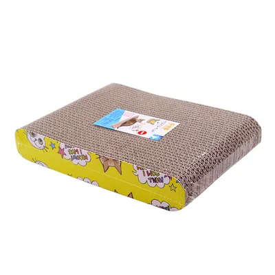 Pet Cat Kitten Scratch Scratcher Pad Seize Catch Board Mat Catnip Bed S shape Oval Square - Shop at LoveMi