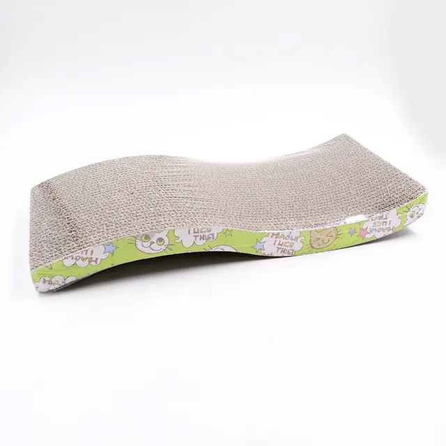 Pet Cat Kitten Scratch Scratcher Pad Seize Catch Board Mat Catnip Bed S shape S Shape Thin - Shop at LoveMi