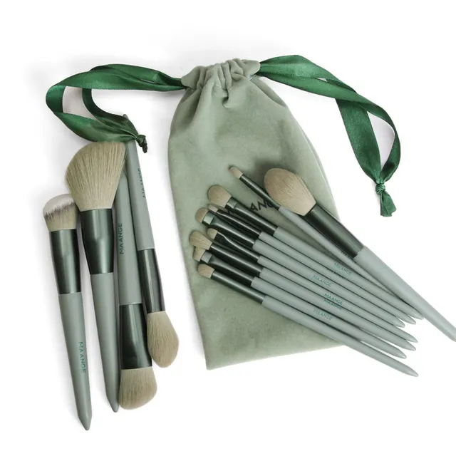 3 makeup brush set beauty tools Matcha - Shop at LoveMi