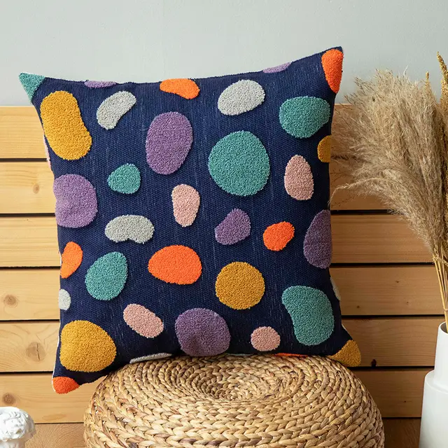 Cotton canvas cushion and pillowcase 2 Hannes - Shop at LoveMi