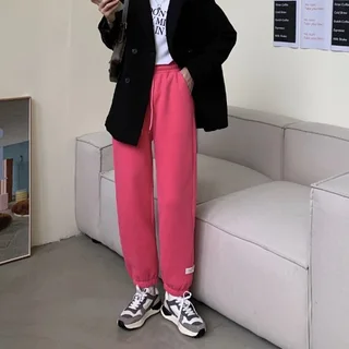 Straight leg harem pants - Pink
