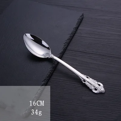 Four piece Stainless Steel Cutlery Spoon Tea Spoon Silver - Shop at LoveMi