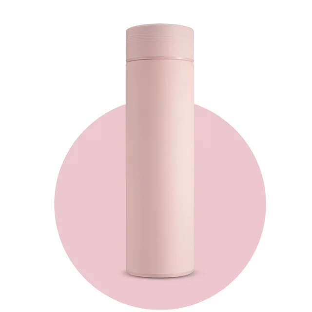 Solid color frosted stainless steel mug Pink - Shop at LoveMi