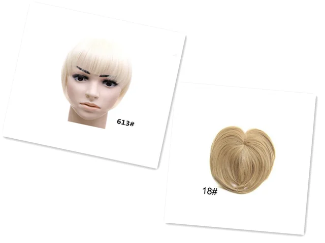 Hair Bangs Hairpiece Accessories Synthetic Fake Bangs B3 613 18 - Shop at LoveMi