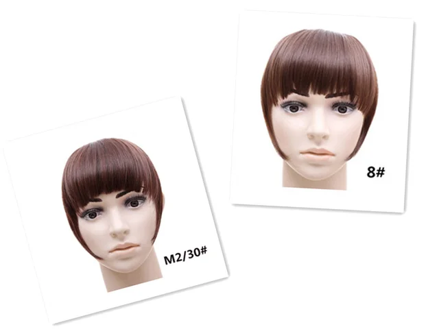 Hair Bangs Hairpiece Accessories Synthetic Fake Bangs B3 M2 30 B3 8 - Shop at LoveMi