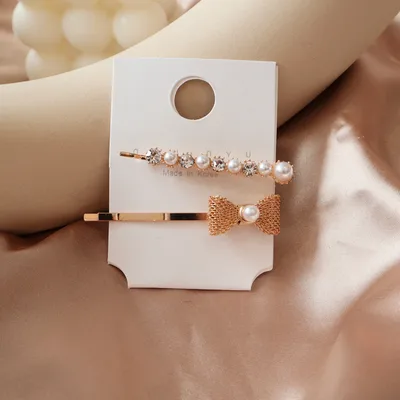 Pearl flower hair clip rhinestone hair clip - Shop at LoveMi