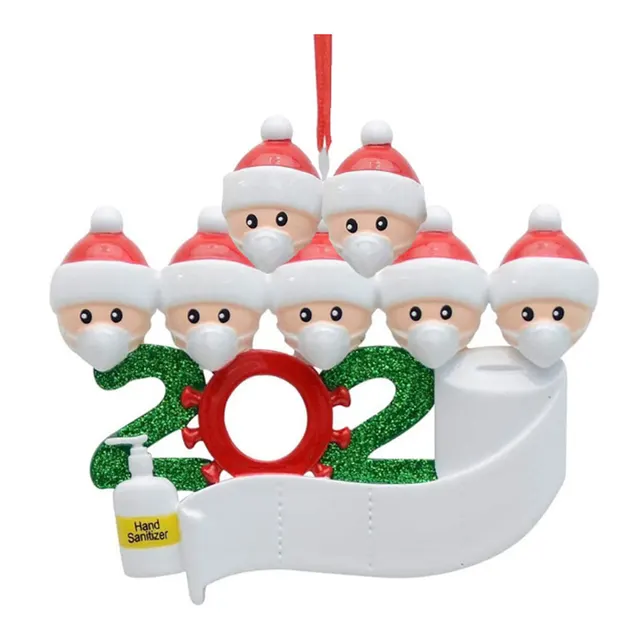 Christmas Resin Pendant Ornaments Family Of 7 - Shop at LoveMi