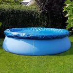 New Swimming Pool Cover 183CM Blue Cloth Round Mat Family Garden Rainproof Dust Cover UV Resistant Mat Home Pool Accessories - 305Cm