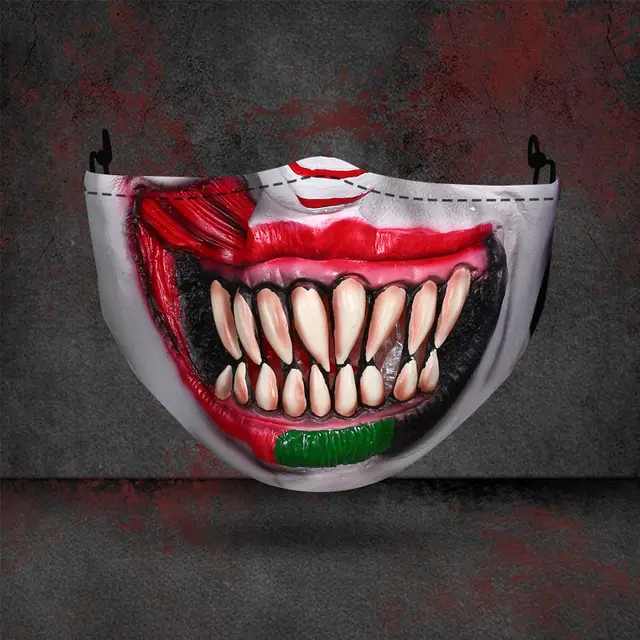 Halloween printed mask 8 Style - Shop at LoveMi