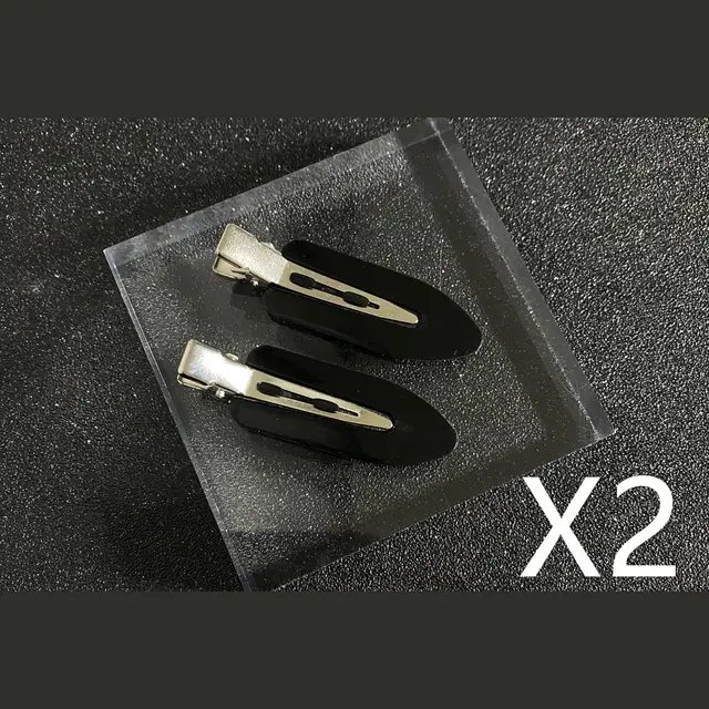 Duckbill clip hairpin Blackx2 - Shop at LoveMi