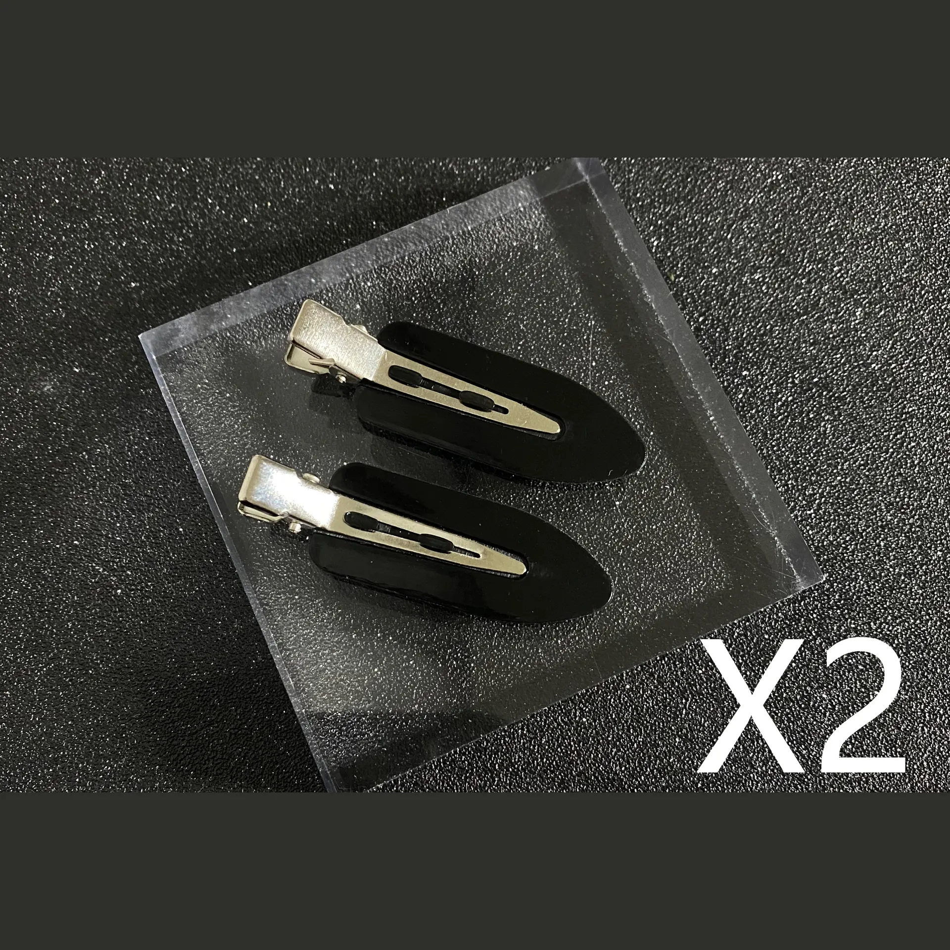 Duckbill clip hairpin - Blackx2