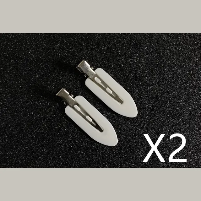 Duckbill clip hairpin Whitex2 - Shop at LoveMi