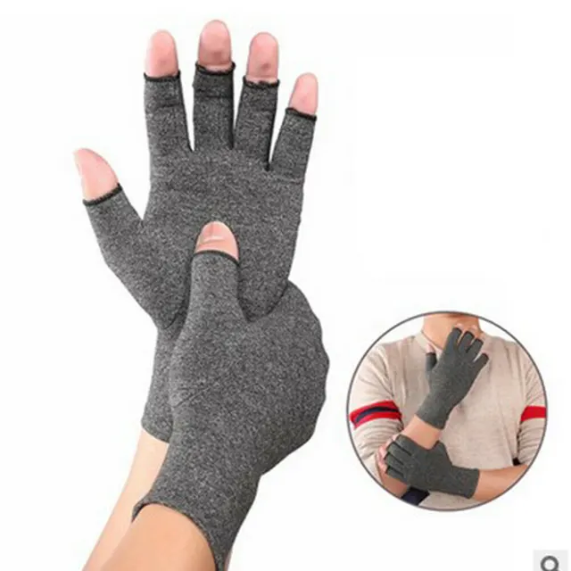 Anti slip And Breathable Health Care For Arthritis Compression Gloves Grey A - Shop at LoveMi