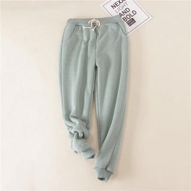 Autumn Women Gym Sweatpants Bean Green - Shop at LoveMi